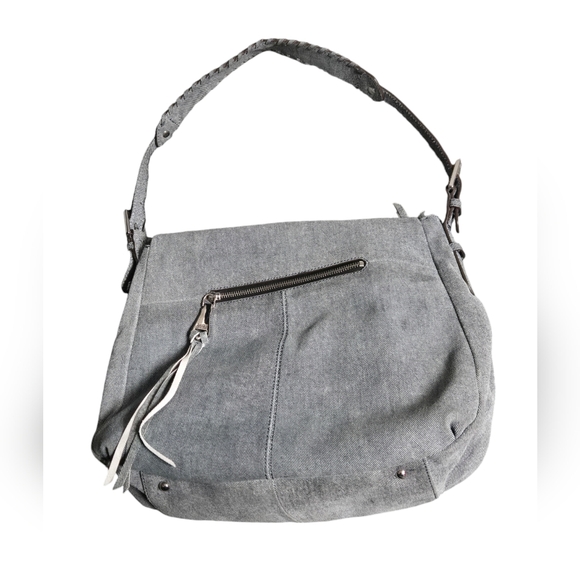 Aimee Kestenberg Vintage Vertigo Hobo Bag 100% Leather in Bright Denim - Picture 5 of 16